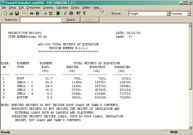 api 650 tank design calculation software