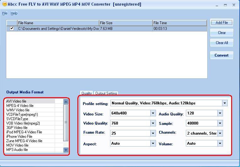 how to convert flv files to wmv