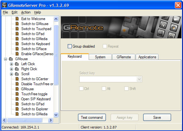 gremoteserver