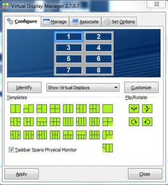 virtual display manager
