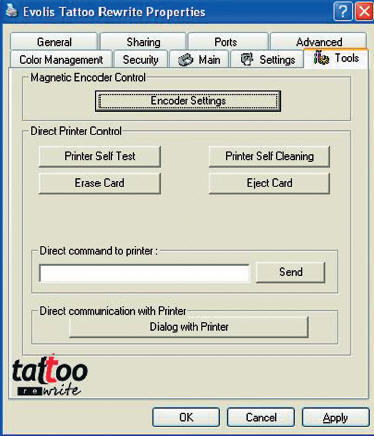 Evolis Tattoo Rewrite Download - Evolis Tattoo Rewrite software works for Tattoo Rewrite printer