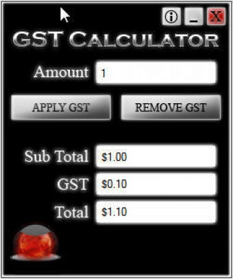 gst Calculator 1.0 Download (Free) - gstCalc.exe