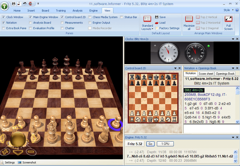 fritz chess engine