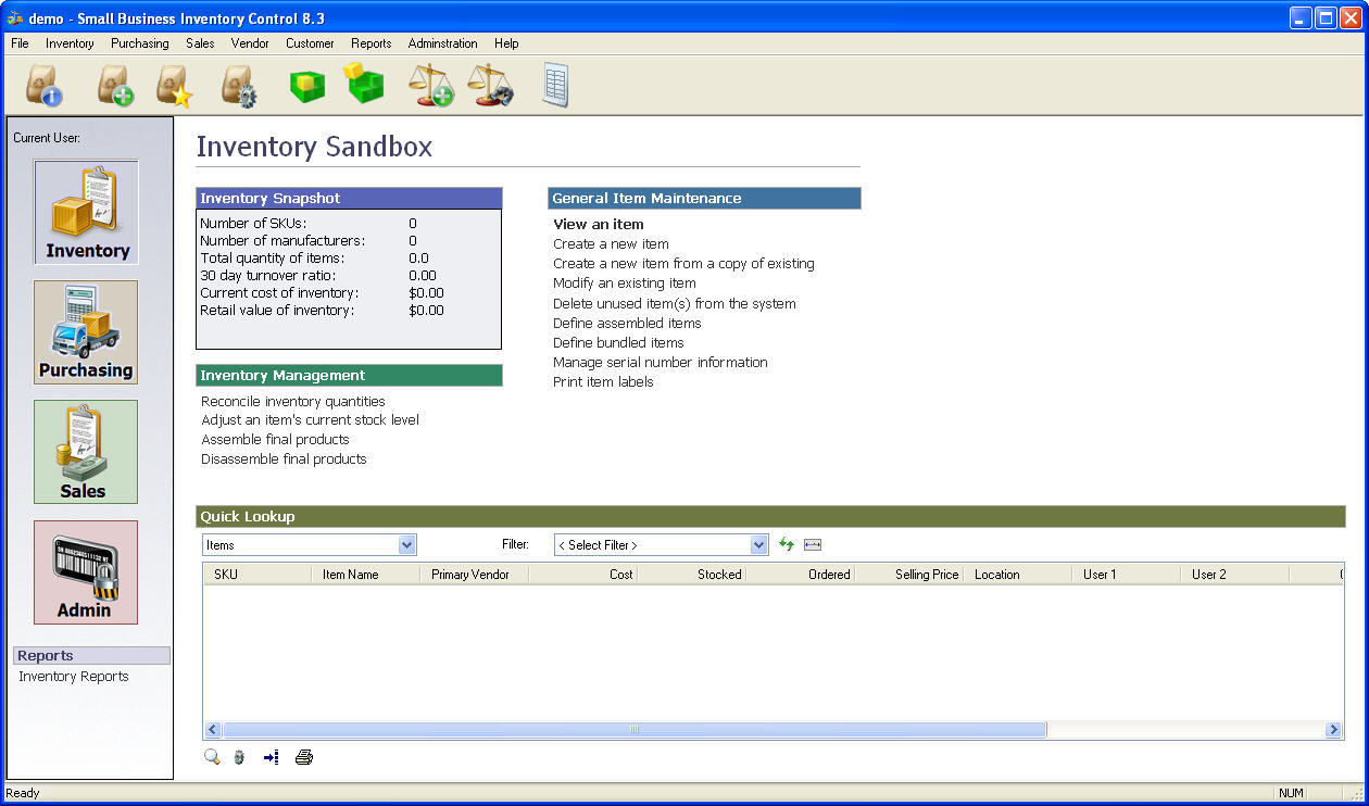 inventory management small business software free