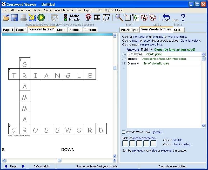 Crossword Weaver Download A Handy Utility That Allows You To Create Challenging Crosswords In No Time