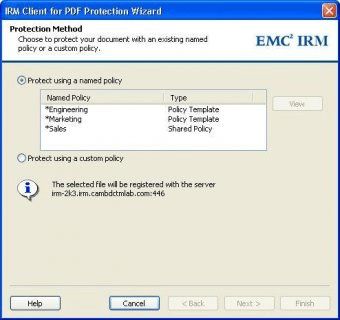 emc irm client