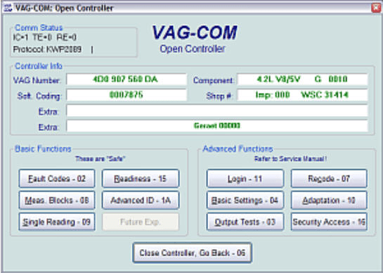 Logiciel VAGCOM VCDS 14.10.0