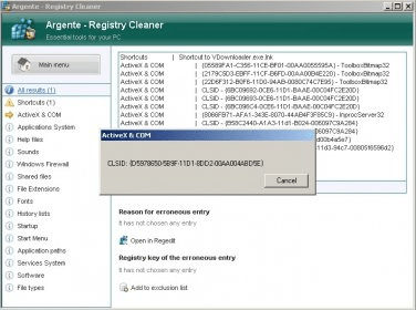 argente registry cleaner 3.0.0.1