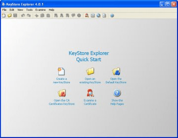 generate with keystore keytool javaw.exe KeyStore (Free) Explorer  5.1 Download