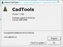 cadtools square feet