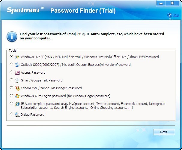 Vrijwillig spade Vechter Password & Key Finder 6.0 Download (Free trial)...