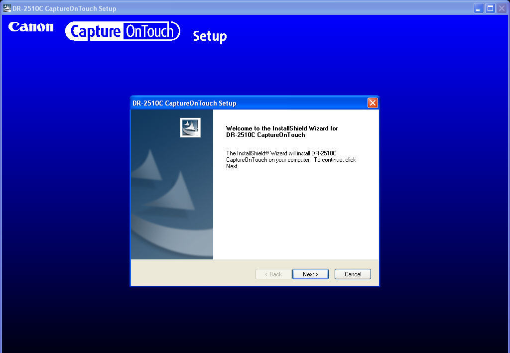 DR-2510C CaptureOnTouch 1.8 Download (Free) - TouchDR.exe