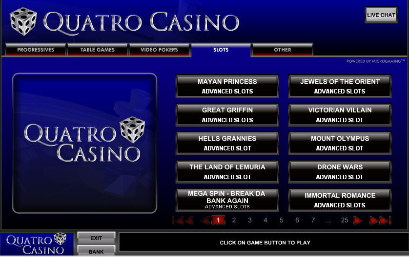 Quatro Casino App Download