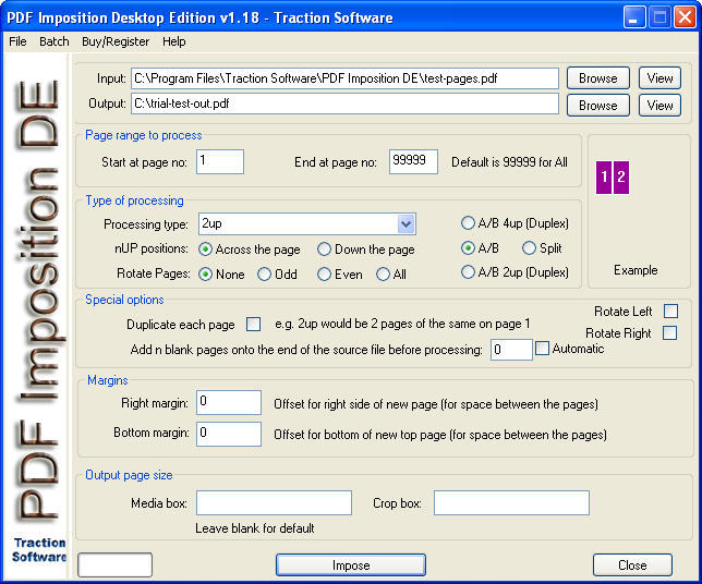 free pdf imposition software
