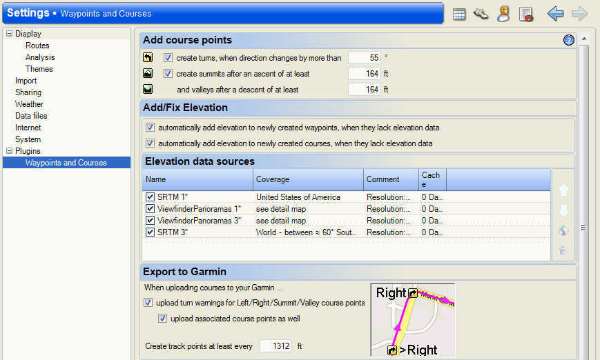 elevation correction plugin sporttracks 2.1