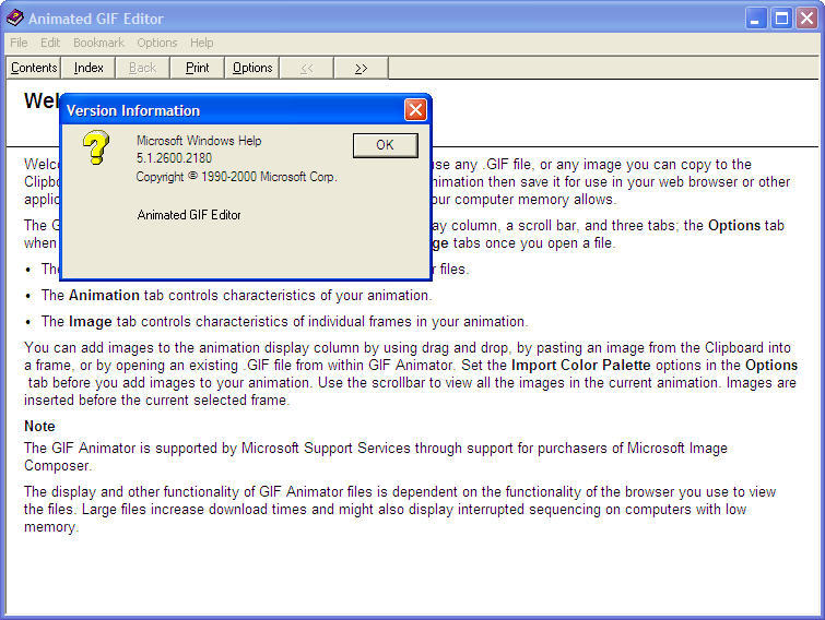 Download Microsoft GIF Animator 1.0 for Windows
