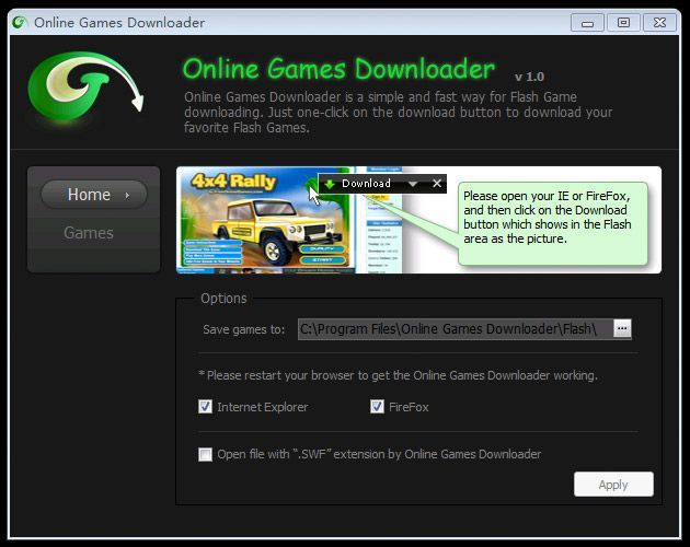 Online Games Downloader 2.0 Download (Free) - GamesDownloader.exe