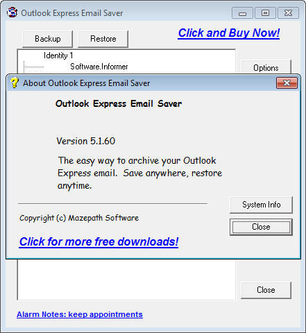 Outlook Express Email Saver Download - Backup and Restore your Email,  Extract Email Addresses with Outlook Email Saver