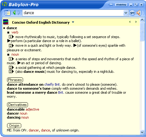 babylon dictionary
