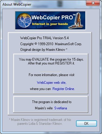 WebCopier Pro 5.3 Download - Tmp79.Exe