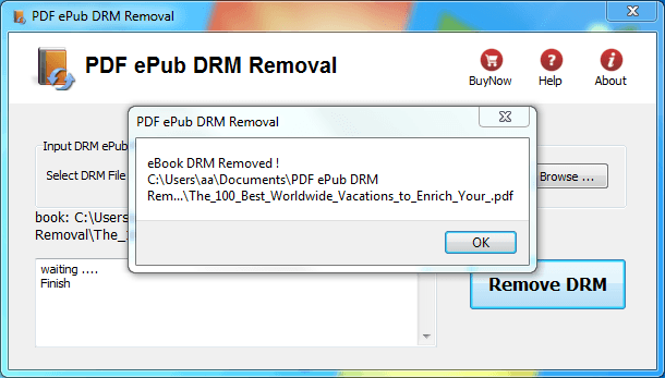 how to remove drm from epub