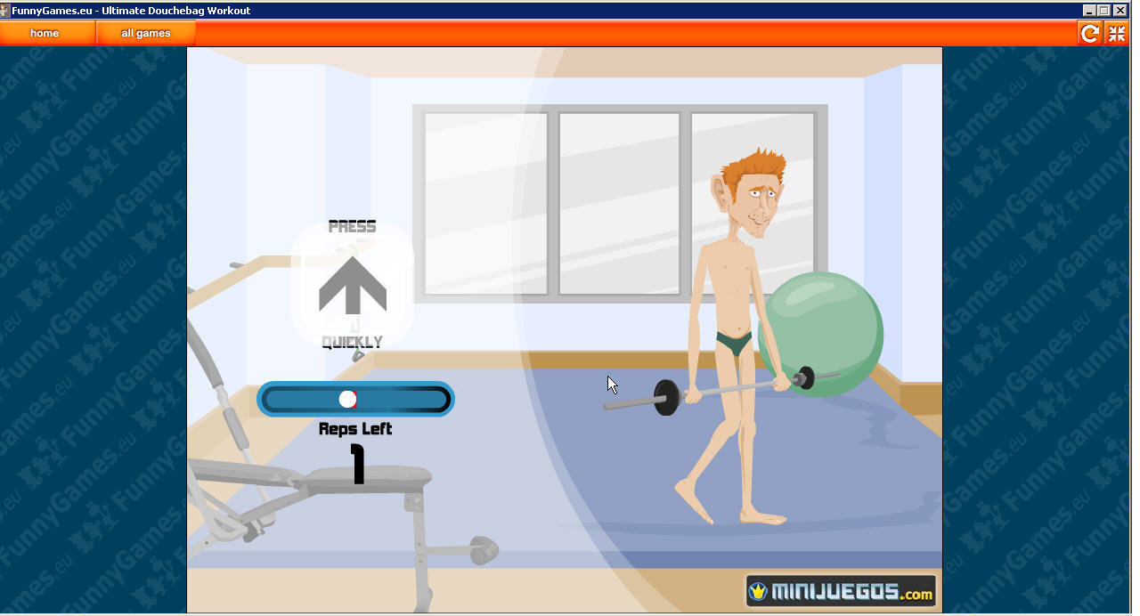 FunnyGames - Ultimate Douchebag Workout Download - Grow muscles to impress  the girls at school by exercising at the gym