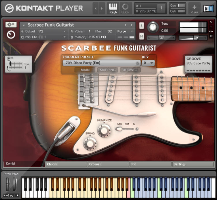 Native Instruments Scarbee Funk Guitarist  Download (Free trial)