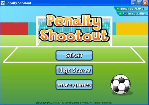 Sinais grátis para Penalty shoot out - SSSGAME