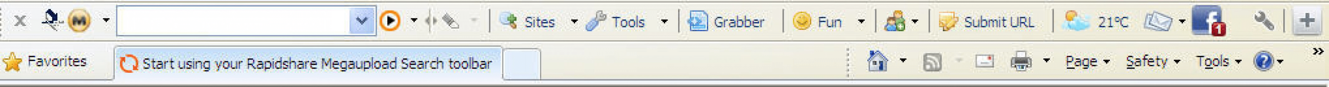MEGAUPLOAD TOOLBAR SCARICA