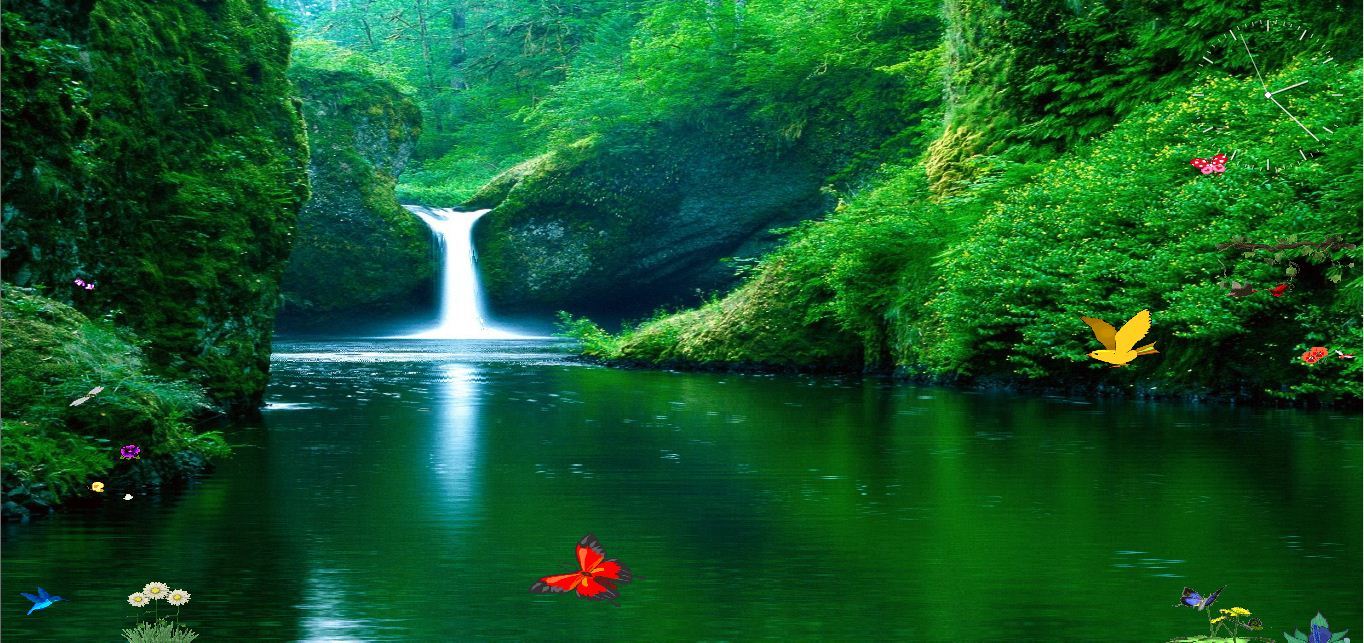 Green Waterfalls Screensaver Software Informer: Screenshots