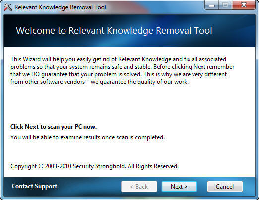 Relevant Knowledge Removal Tool 1 0 Download Free Trial Relevantknowledgeremovaltool Exe