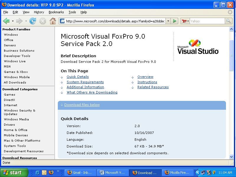 microsoft visual foxpro 6.0 support library download