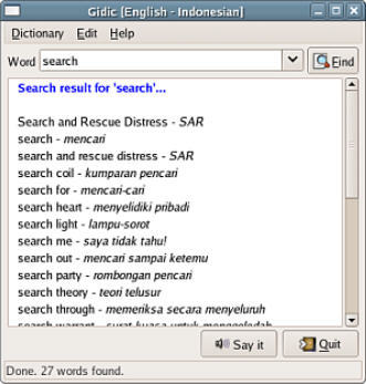 Gidic Download Simple Offline English Indonesian And Indonesian English Dictionary