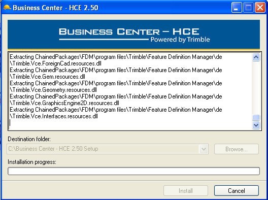 trimble business center hce 3.20