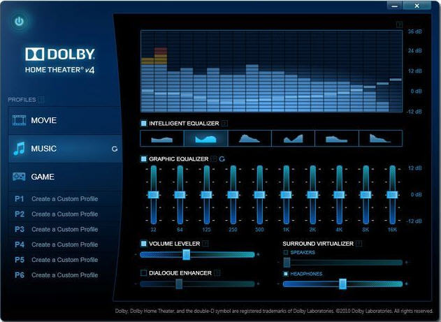 win 7 dolby home theater v4 download
