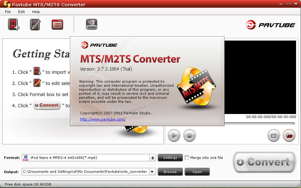 pavtube mts converter for mac