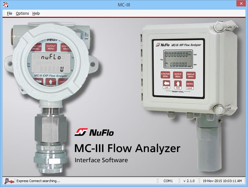 nuflo mc-iii software