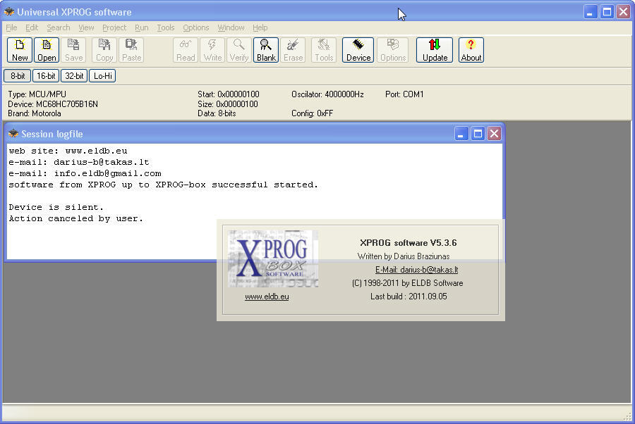 Как установить программу XPROG v 5.55