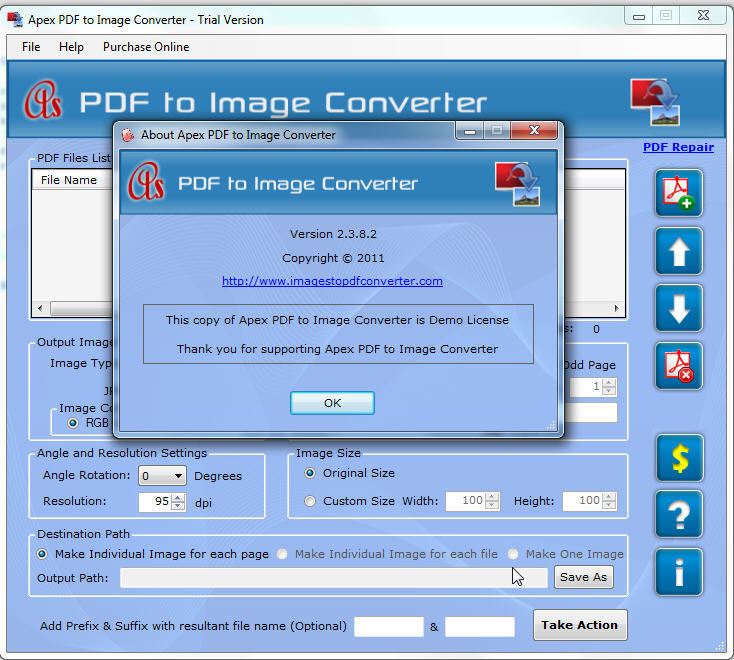 Apex Pdf To Image Converter Download It Can Convert Pdf File Into Individual Tiff Images