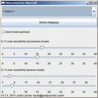 minecontrol for minecraft 1.1.0