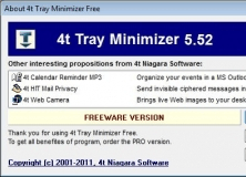 4t Tray Minimizer Free 4.4 Download - 4t-min.exe