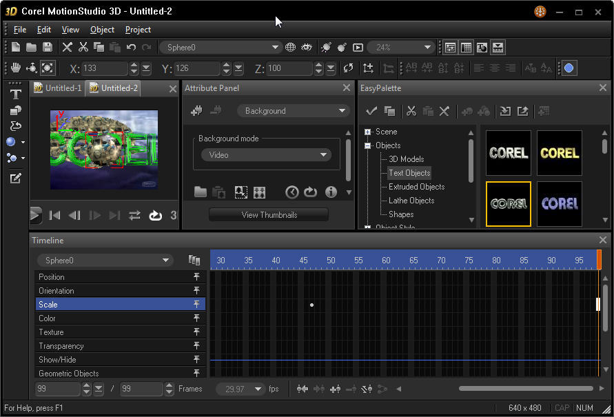 corel motion studio 3d plugins