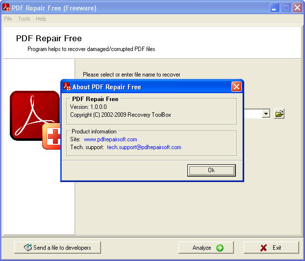 free pdf repair software download