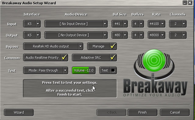 use breakaway audio enhancer