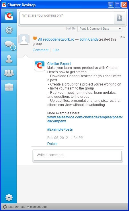 download salesforce chatter for mac