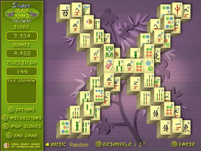 Super Mahjong Solitaire