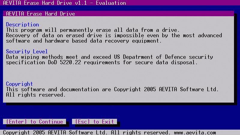 program to erase hard drive completely