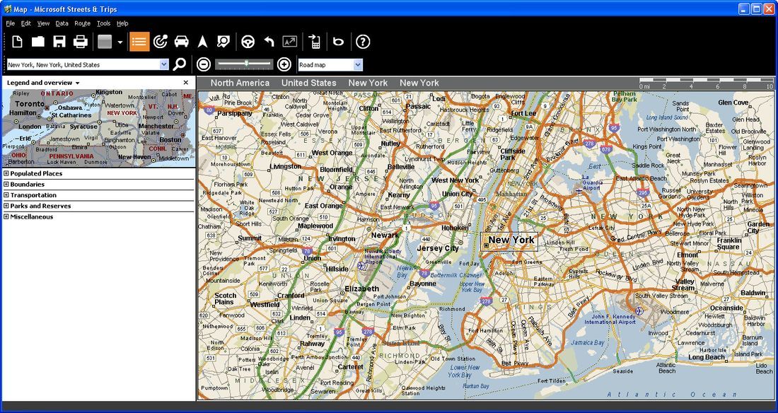 microsoft streets and trips download