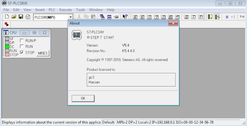 SIMATIC S7-PLCSIM SP5 Download - It simulates a controller for functional testing of blocks