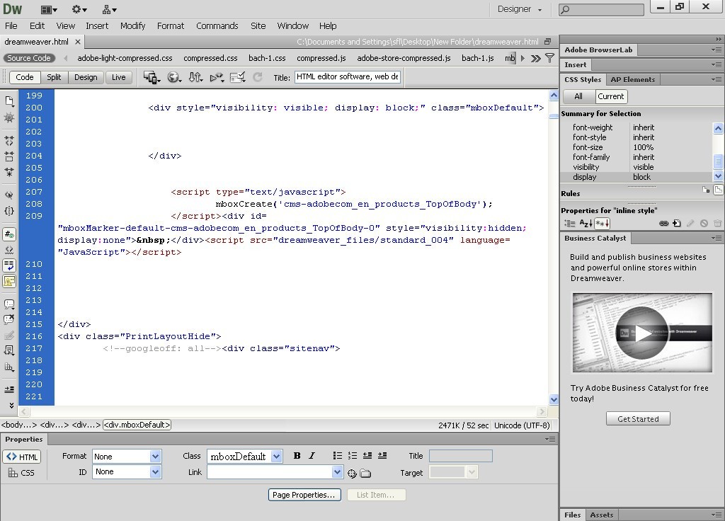 serial number dreamweaver cs5